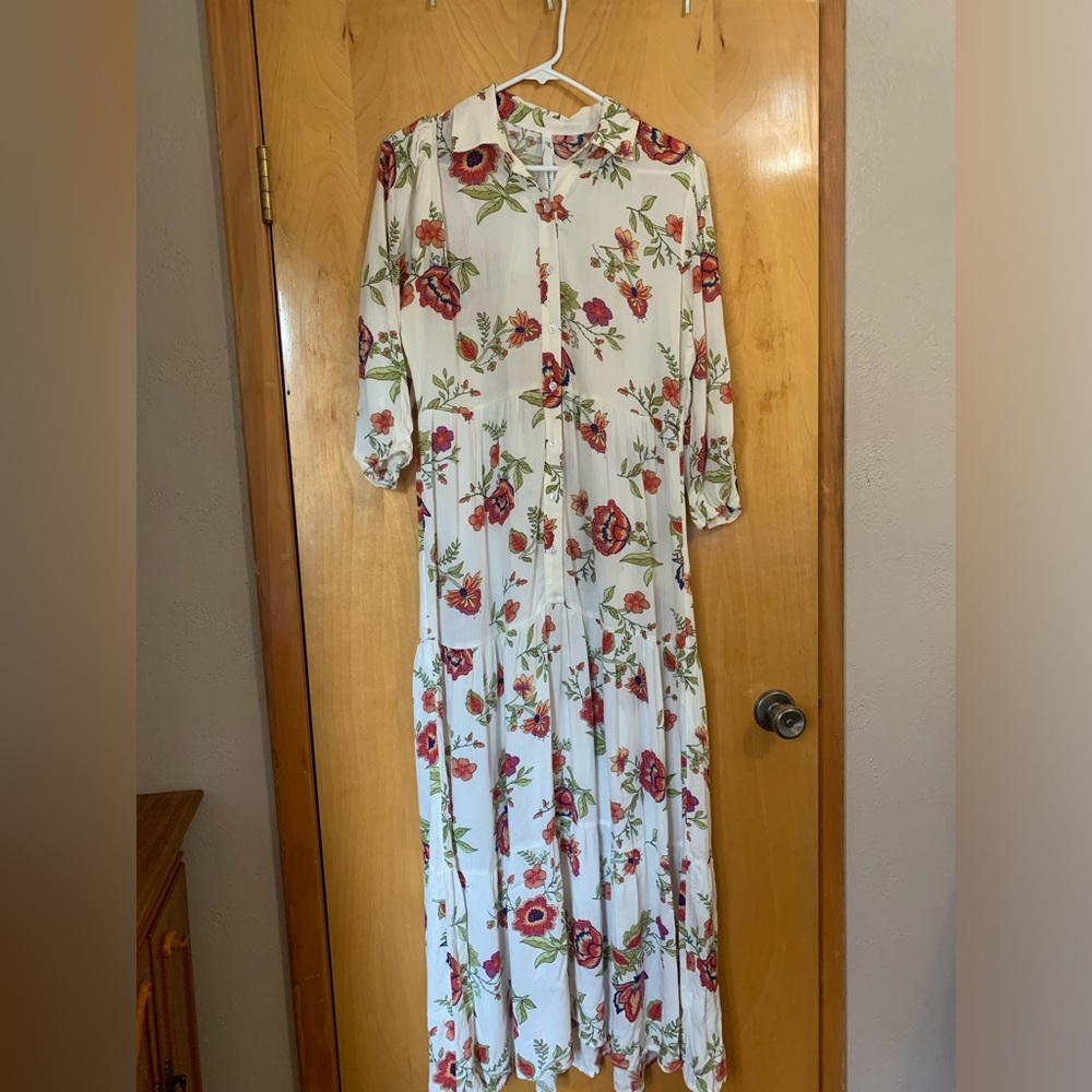 NWT NY Collections Beautiful Rayon Maxi Dress